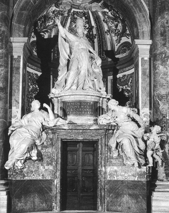 Pietro Bracci Tomb of Benedict XIV